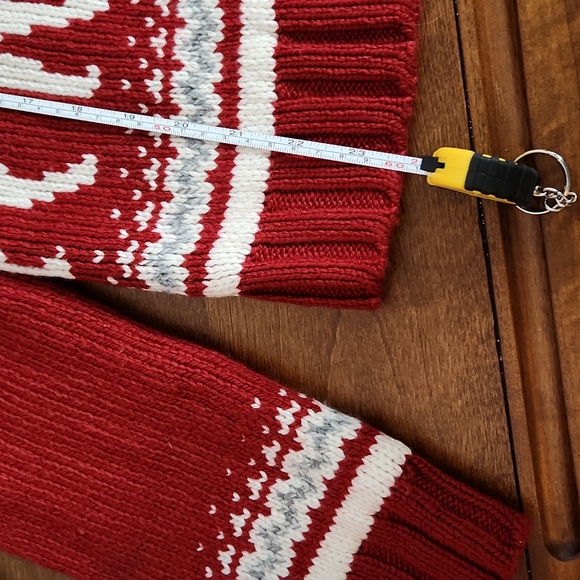 Campfire Ready 🔥 🌼HPx2 🍁 NWT Canadiana Nordic zipp Girls XL Sweater w/moose - Picture 14 of 14